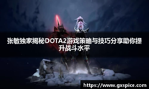 张敏独家揭秘DOTA2游戏策略与技巧分享助你提升战斗水平