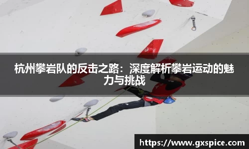 杭州攀岩队的反击之路：深度解析攀岩运动的魅力与挑战